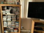 DVD player with large collection of movies